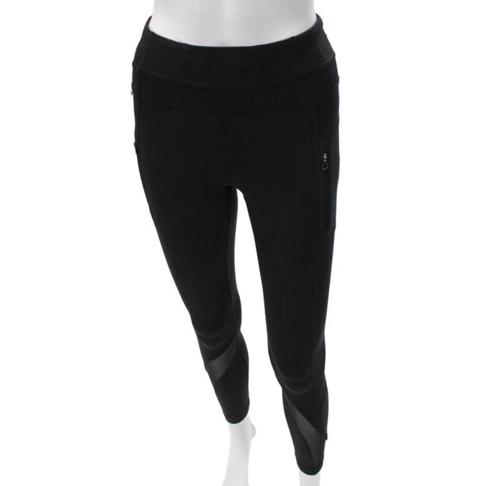 Lululemon Women Ankle Leggings Black Zip Size 2